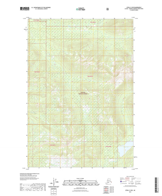 Sitka C-2 NW Alaska US Topo Map Image