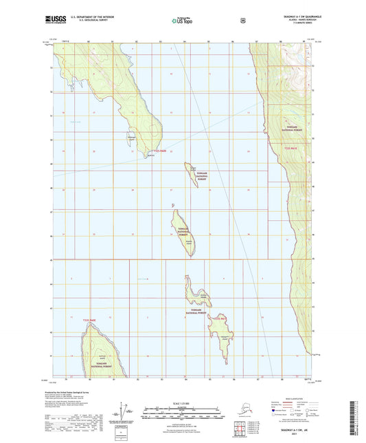 Skagway A-1 SW Alaska US Topo Map Image