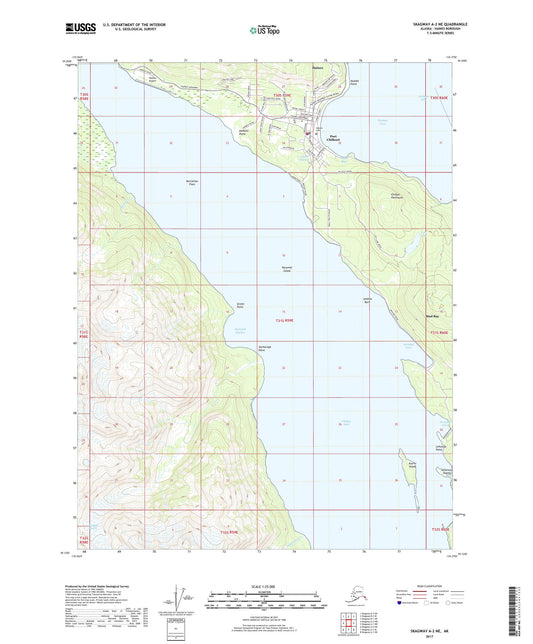 Skagway A-2 NE Alaska US Topo Map Image