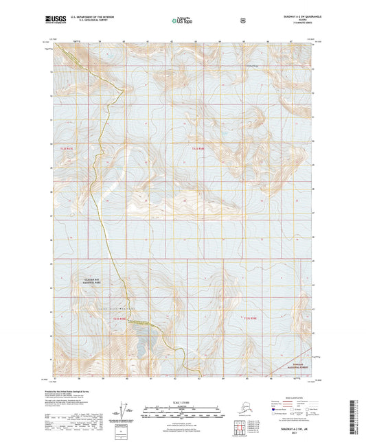 Skagway A-2 SW Alaska US Topo Map Image