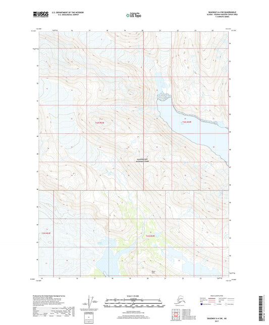 Skagway A-4 SW Alaska US Topo Map Image