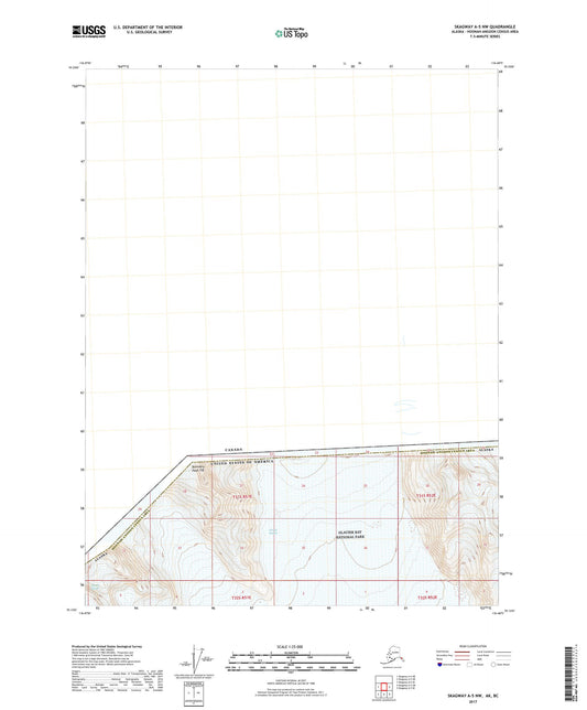 Skagway A-5 NW Alaska US Topo Map Image