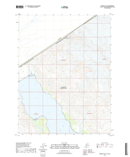Skagway A-6 SE Alaska US Topo Map Image