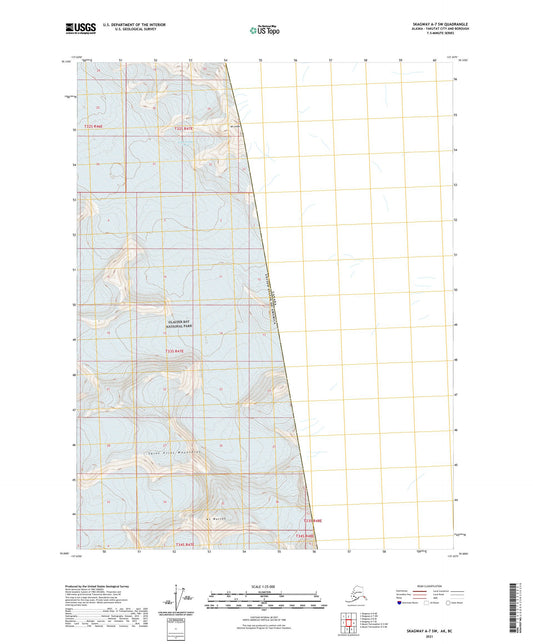 Skagway A-7 SW Alaska US Topo Map Image
