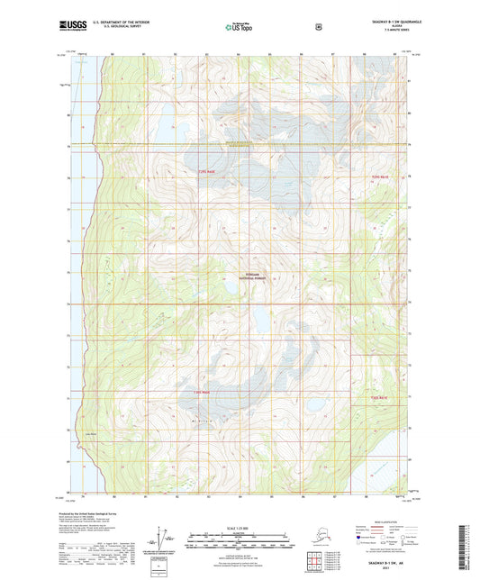 Skagway B-1 SW Alaska US Topo Map Image