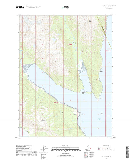 Skagway B-2 SE Alaska US Topo Map Image