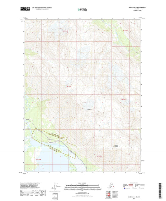 Skagway B-3 NE Alaska US Topo Map Image