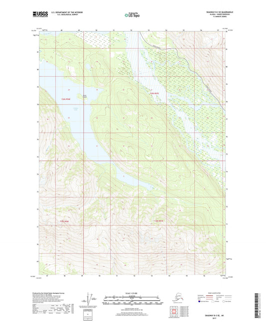 Skagway B-3 SE Alaska US Topo Map Image