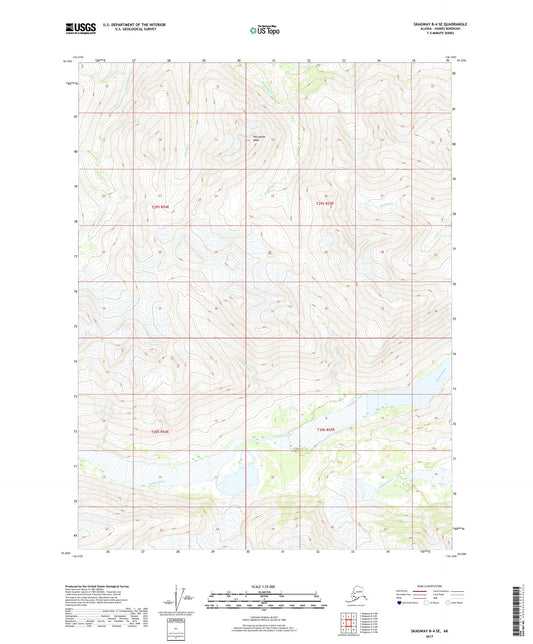 Skagway B-4 SE Alaska US Topo Map Image