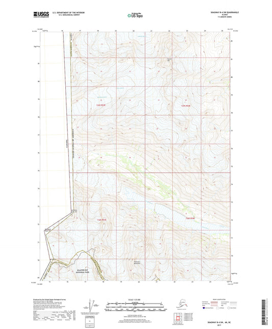 Skagway B-4 SW Alaska US Topo Map Image