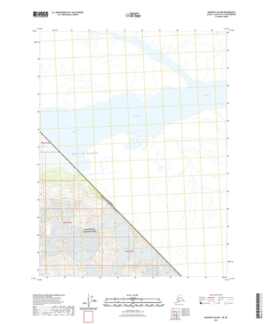 Skagway B-8 NW Alaska US Topo Map Image