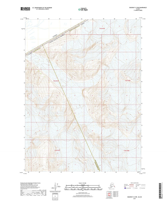 Skagway C-2 NW Alaska US Topo Map Image