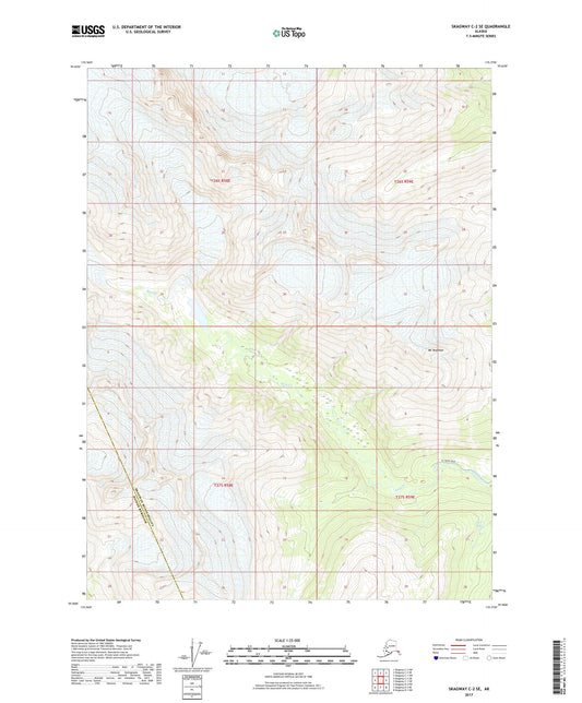 Skagway C-2 SE Alaska US Topo Map Image