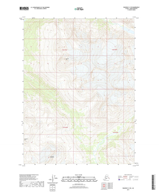 Skagway C-3 SE Alaska US Topo Map Image