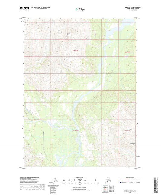 Skagway C-3 SW Alaska US Topo Map Image