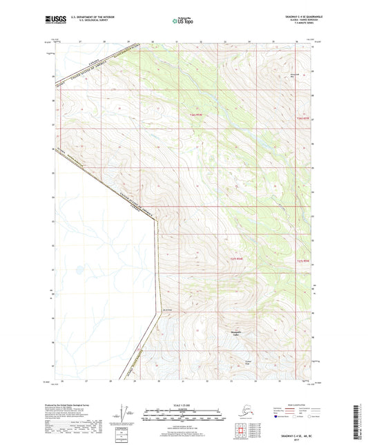 Skagway C-4 SE Alaska US Topo Map Image