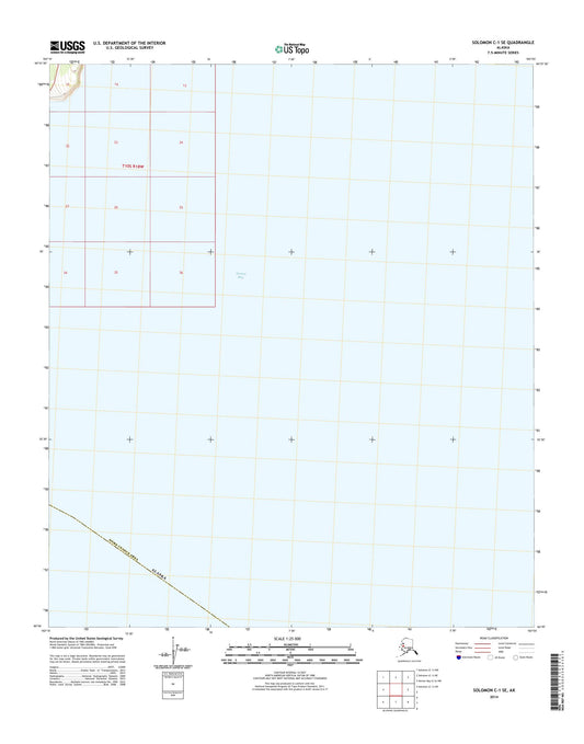 Solomon C-1 SE Alaska US Topo Map Image