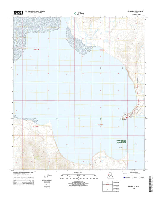 Solomon C-3 SE Alaska US Topo Map Image
