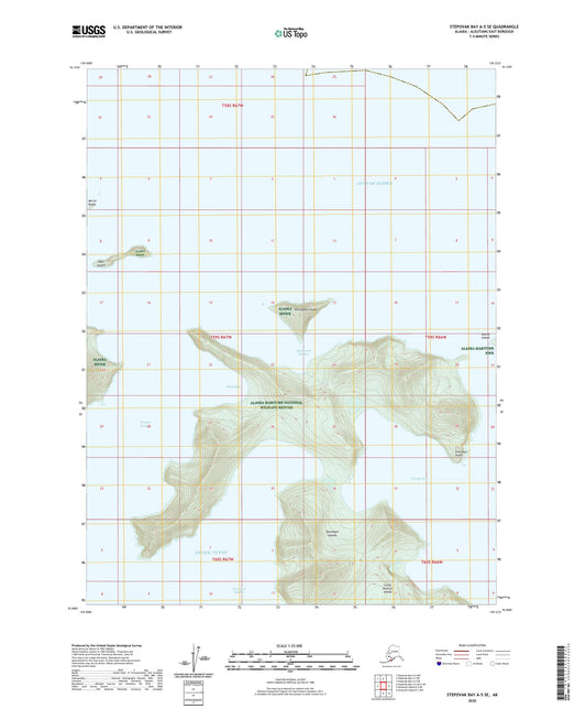 Stepovak Bay A-5 SE Alaska US Topo Map Image
