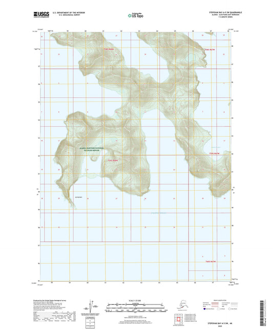 Stepovak Bay A-5 SW Alaska US Topo Map Image