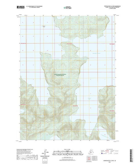 Stepovak Bay A-6 NW Alaska US Topo Map Image