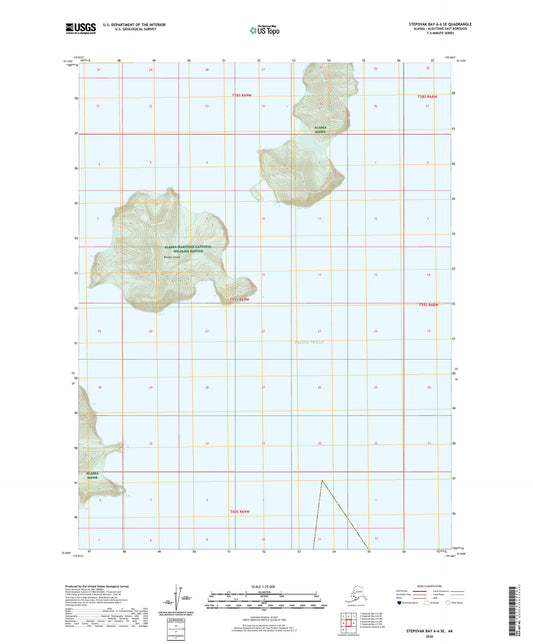 Stepovak Bay A-6 SE Alaska US Topo Map Image