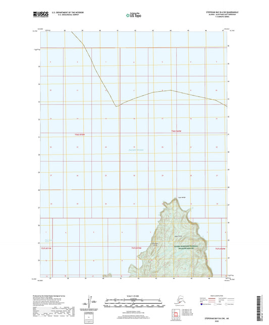 Stepovak Bay B-6 SW Alaska US Topo Map Image