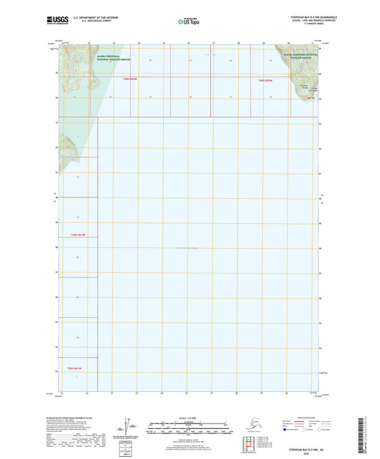 Stepovak Bay D-2 NW Alaska US Topo Map Image