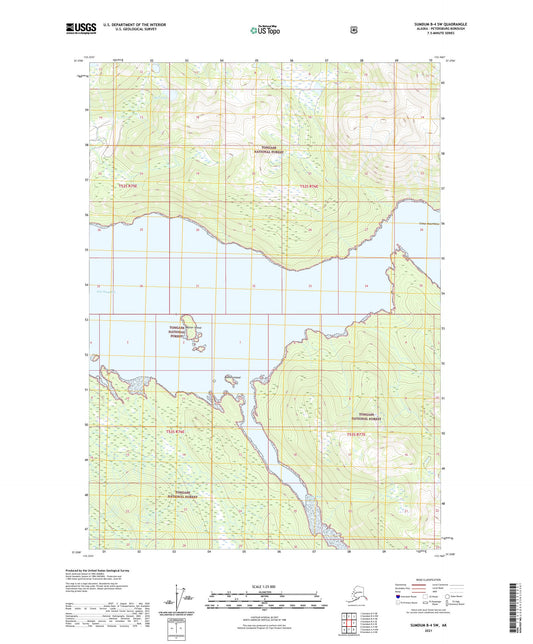Sumdum B-4 SW Alaska US Topo Map Image