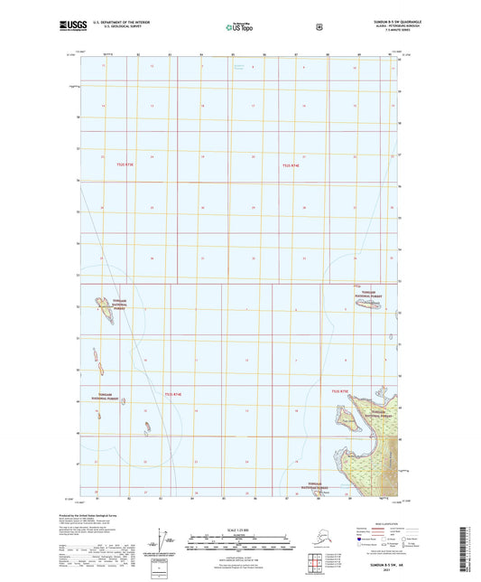 Sumdum B-5 SW Alaska US Topo Map Image