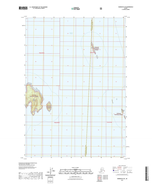 Sumdum B-6 SE Alaska US Topo Map Image