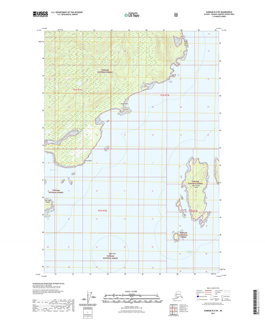 Sumdum B-6 SW Alaska US Topo Map Image