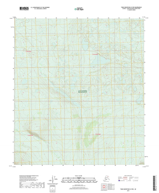 Table Mountain A-5 NW Alaska US Topo Map Image