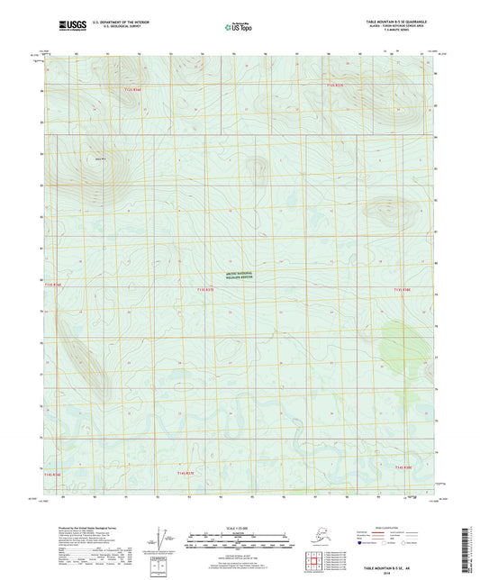 Table Mountain B-5 SE Alaska US Topo Map Image
