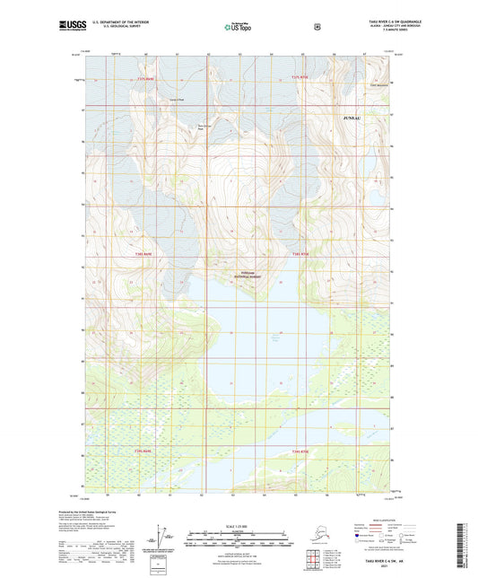 Taku River C-6 SW Alaska US Topo Map Image