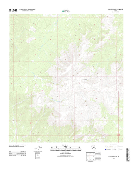 Tanacross C-5 SE Alaska US Topo Map Image