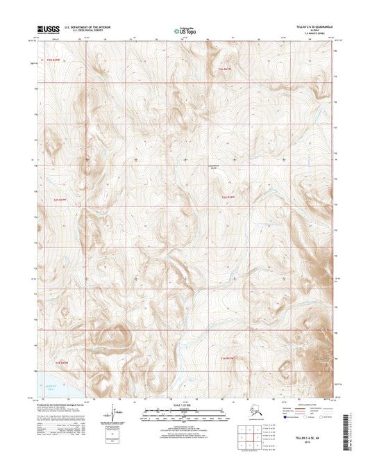 Teller C-6 SE Alaska US Topo Map Image