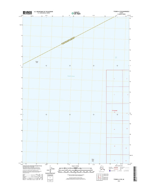 Tyonek A-2 SW Alaska US Topo Map Image