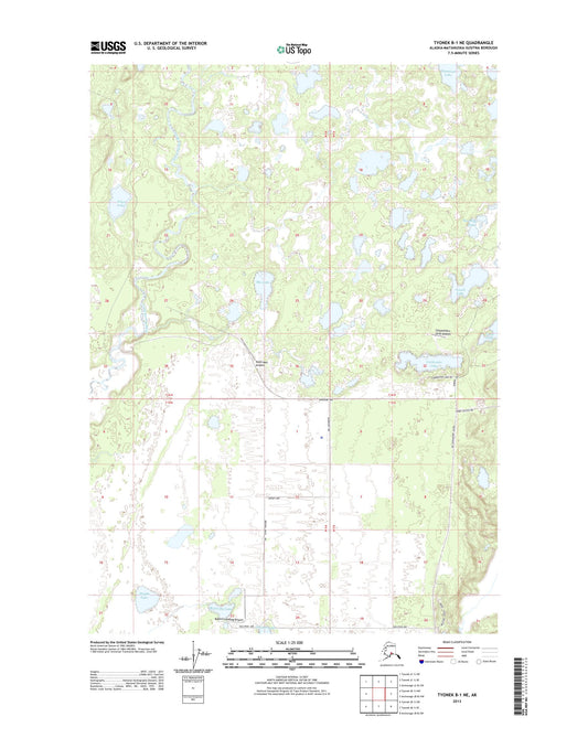 Tyonek B-1 NE Alaska US Topo Map Image