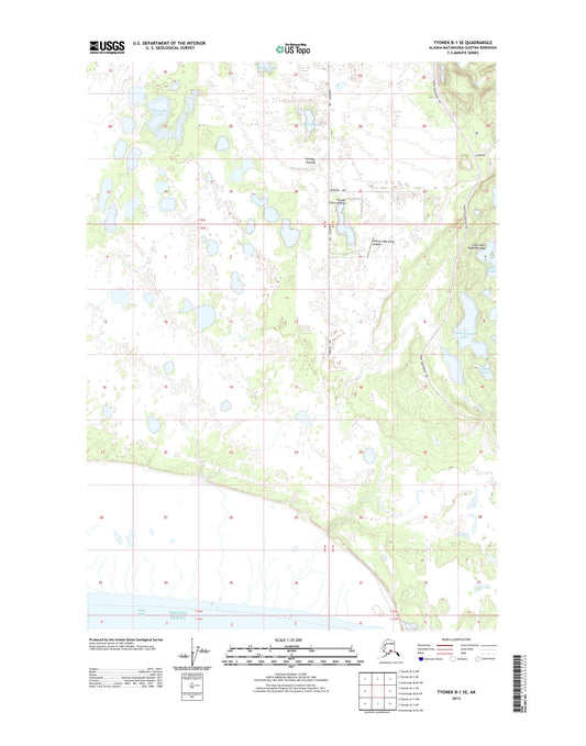 Tyonek B-1 SE Alaska US Topo Map Image