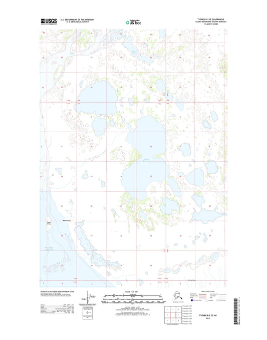 Tyonek B-2 SE Alaska US Topo Map Image