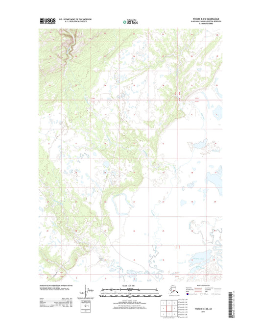 Tyonek B-3 SE Alaska US Topo Map Image