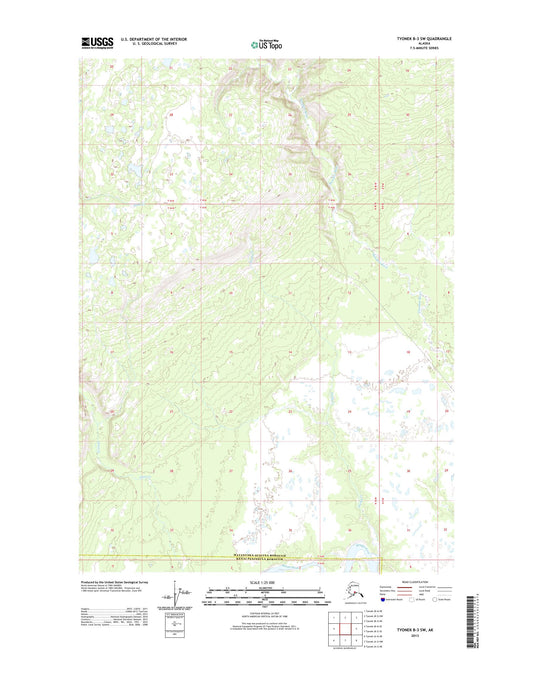 Tyonek B-3 SW Alaska US Topo Map Image