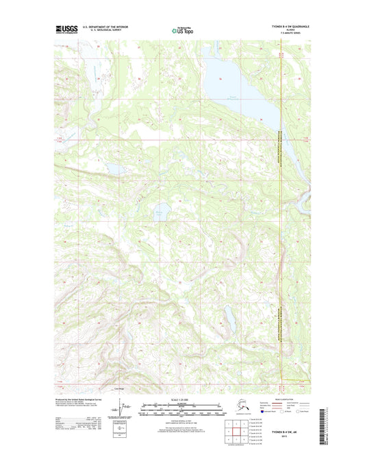Tyonek B-4 SW Alaska US Topo Map Image