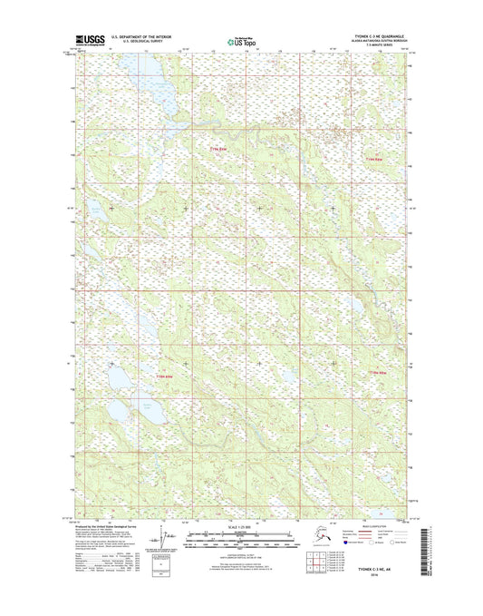 Tyonek C-3 NE Alaska US Topo Map Image