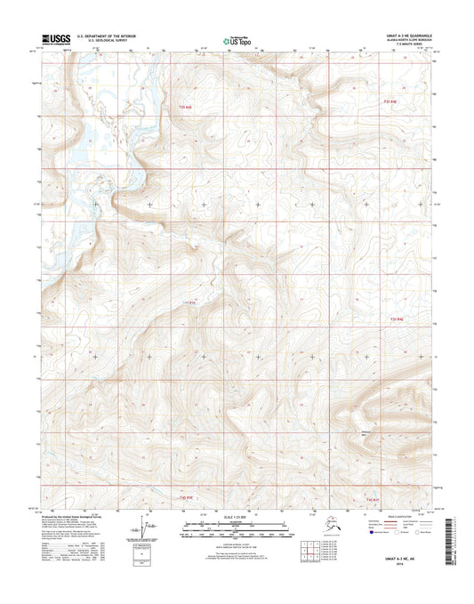 Umiat A-3 NE Alaska US Topo Map Image