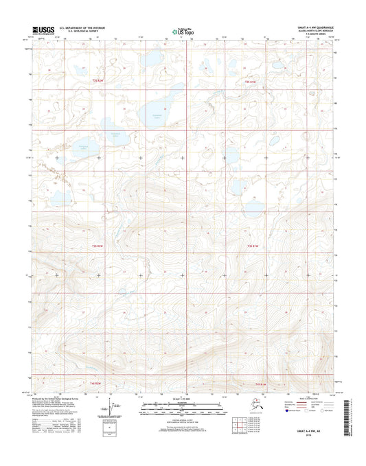 Umiat A-4 NW Alaska US Topo Map Image