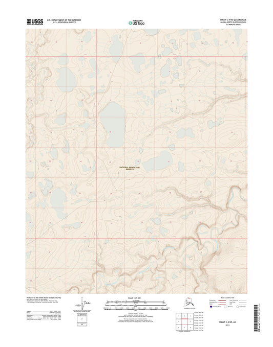 Umiat C-4 NE Alaska US Topo Map Image