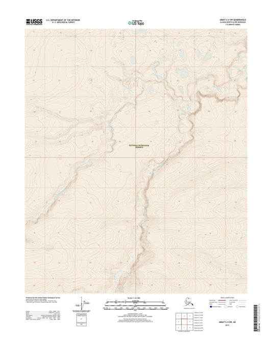 Umiat C-4 SW Alaska US Topo Map Image