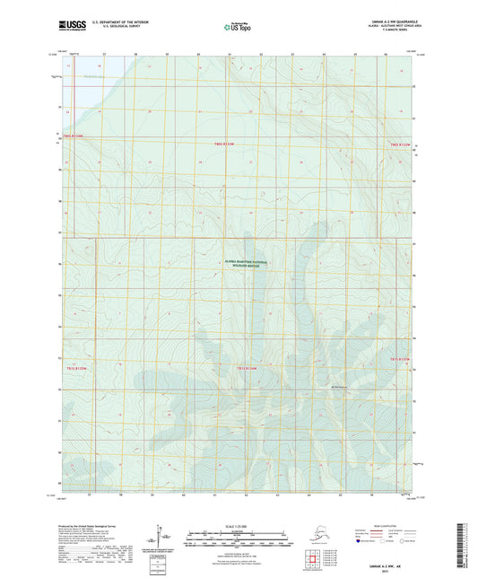 Umnak A-2 NW Alaska US Topo Map Image
